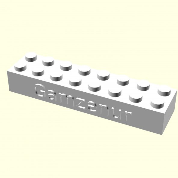 Gamzenur Kişiye Özel Üretim Lego Sevgiliye Oyuncak Eşe Hediyelik Organik Plastikten