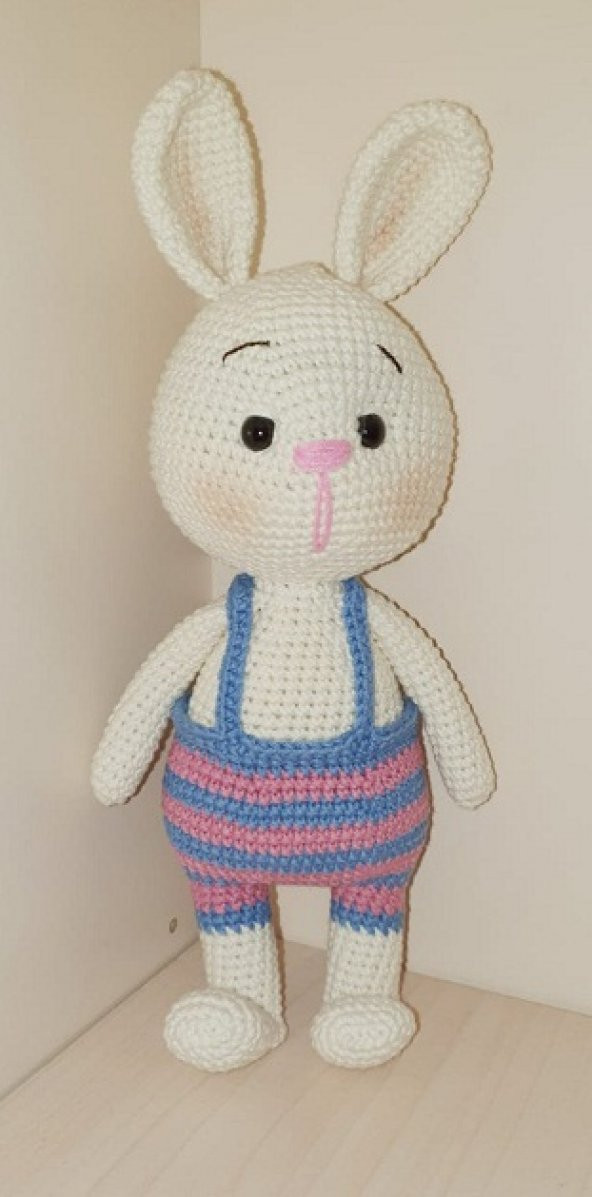 Sevimli Tavşan Sunny Amigurumi Organik Oyuncak - 1