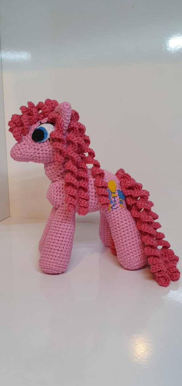 My Little Pony Pinkie Pie Amigurumi Organik Oyuncak - 3