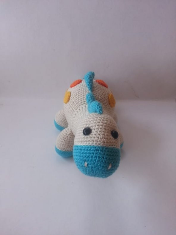 Sevimli Dinozor Amigurumi Organik Oyuncak - 2