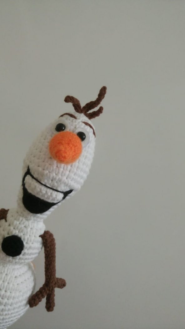 Olaf (Kardanadam) Amigurumi Organik Oyuncak - 2