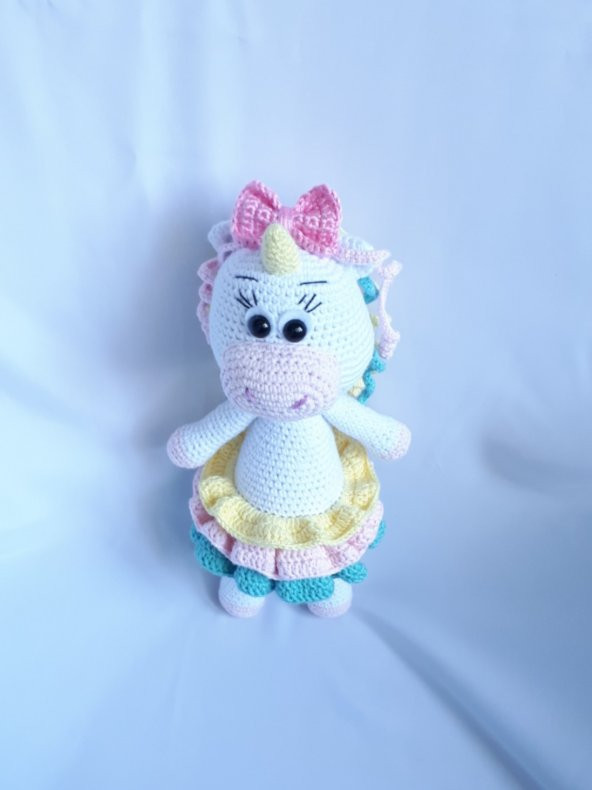 Unicorn Amigurumi Organik Oyuncak - 2