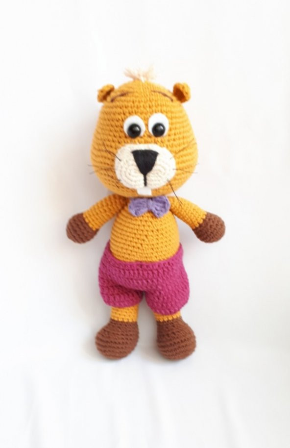 Bay Kunduz Amigurumi Organik Oyuncak - 3