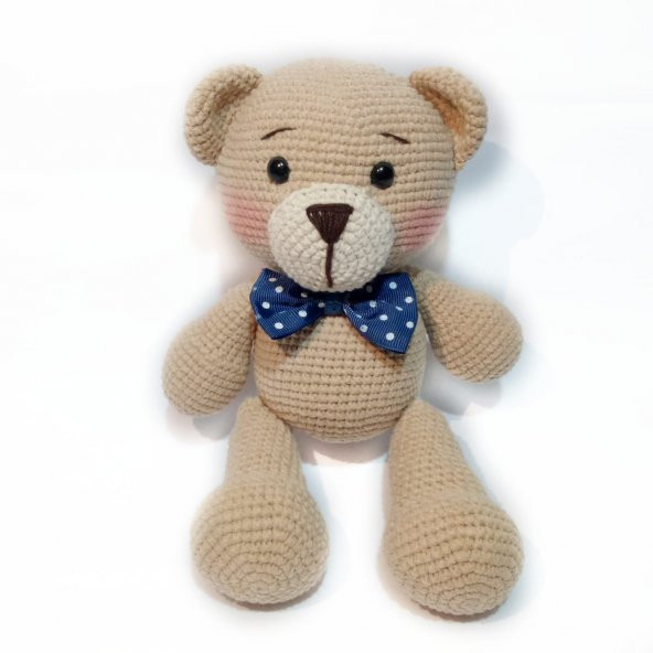 Sevimli Ayıcık Amigurumi Organik Oyuncak - 1
