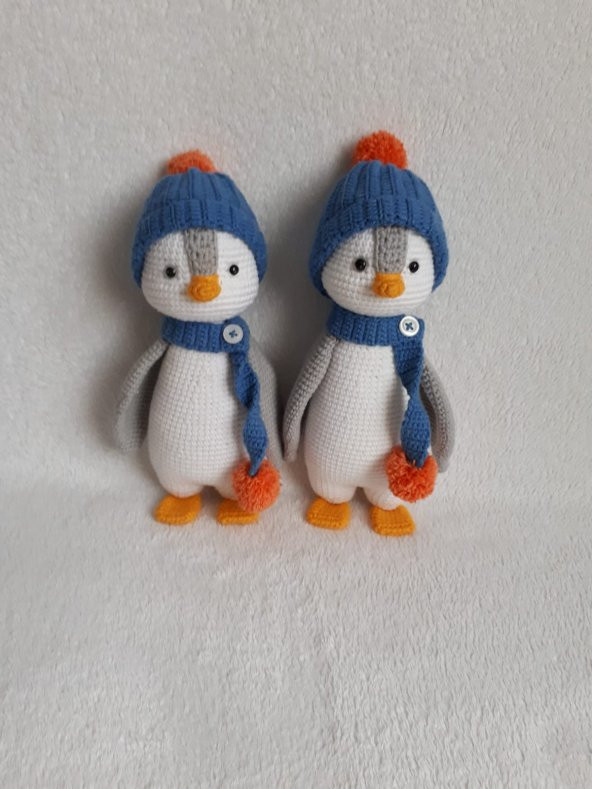 Penguen Pengu Amigurumi Organik Oyuncak - 2