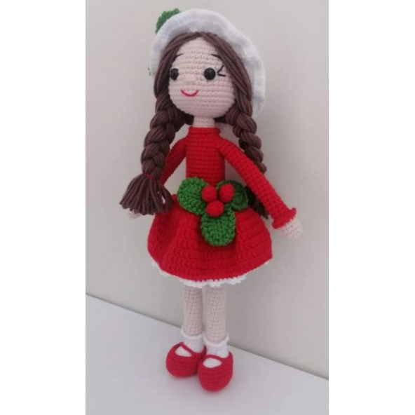 Kikona Çiçeği Bebek Amigurumi Organik Oyuncak - 2