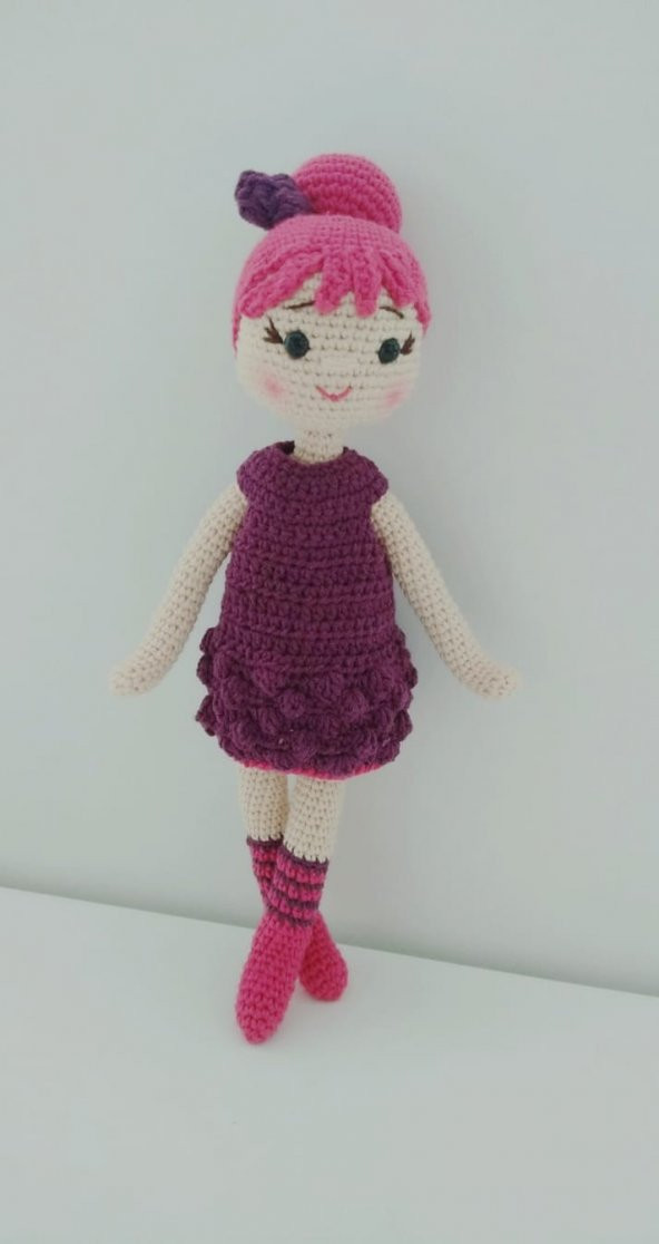 Böğürtlen Bebek Amigurumi Organik Oyuncak - 2