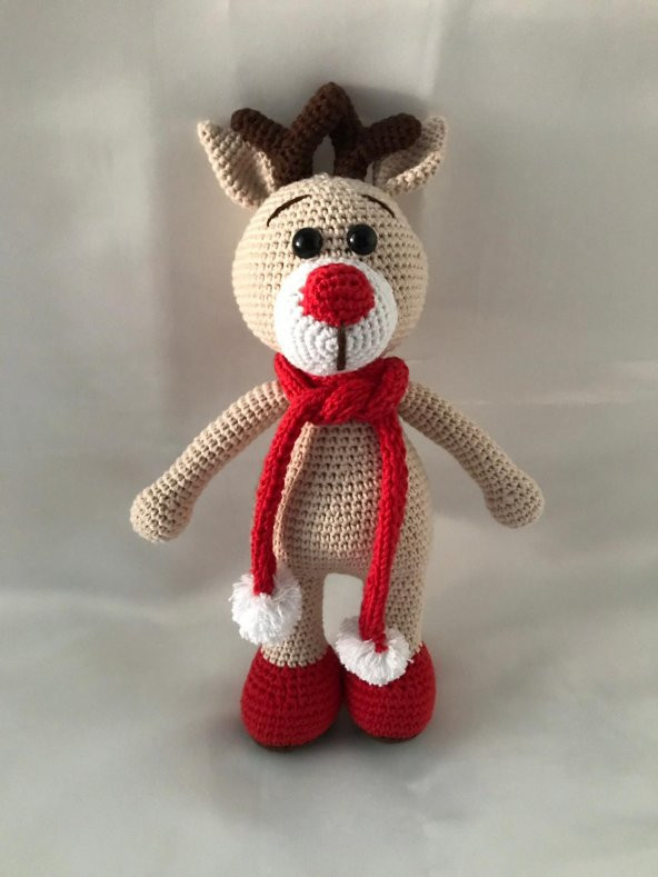 Geyik Bobo Amigurumi Organik Oyuncak - 1