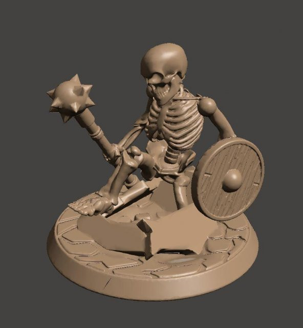 28Mm Undead İskelet Savaşçıları - Mezar / Dünya Dan Yükseliyor Plastik Aparat