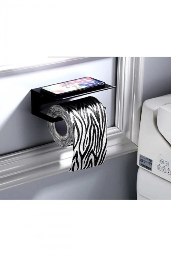 Dekoratif Metal Banyo Wc Kağıt Rulo peçetelik Tuvalet Banyo Peçete Askısı - 2