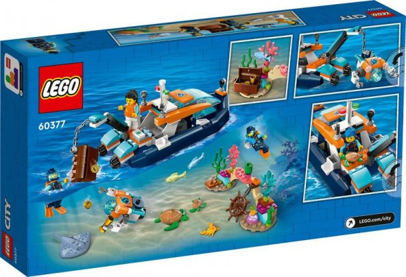 Lego City 60377 Explorer Diving Boat - 2