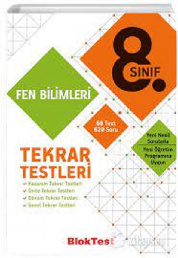 8.Sınıf Fen Bilimleri Tekrar Testleri Tudem Eğitim