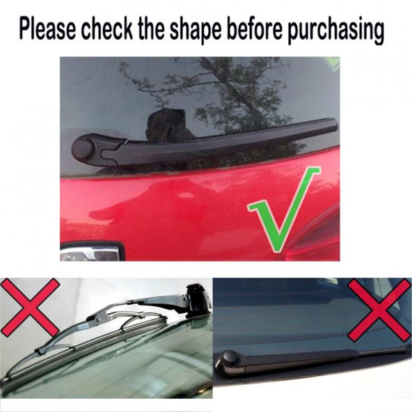 SEAT ALTEA ARKA SİLECEK KOLU VE SÜPÜRGESİ 2004-2009 - 3