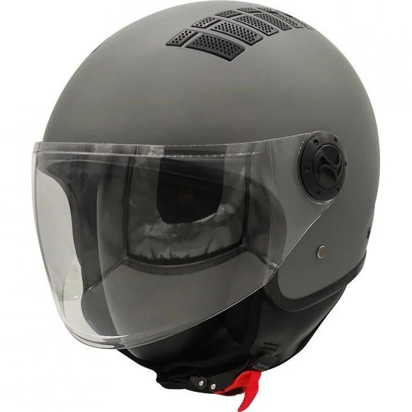 Vınz Açık Kask (Mat Gri) XL
