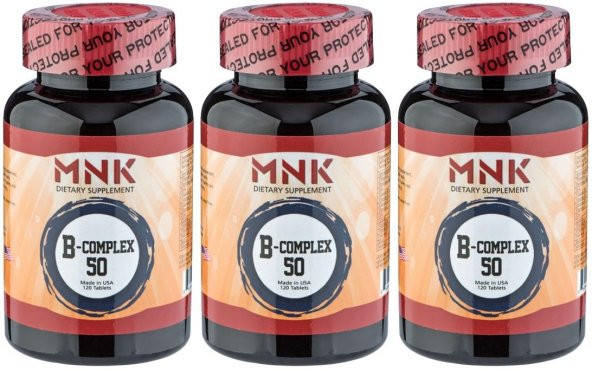 Mnk Vitamin B Complex 50 3x120 Tablet B Vitamini Kompleks