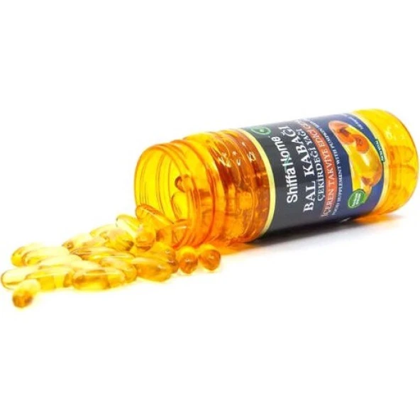 Shiffa Home Bal Kabağı Çekirdeği Yağı 1000Mg 100 Softjel - 2