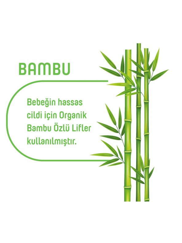 Pure Baby Organik Bambu Özlü Islak Havlu 24x90 (2160 Yaprak) - 3
