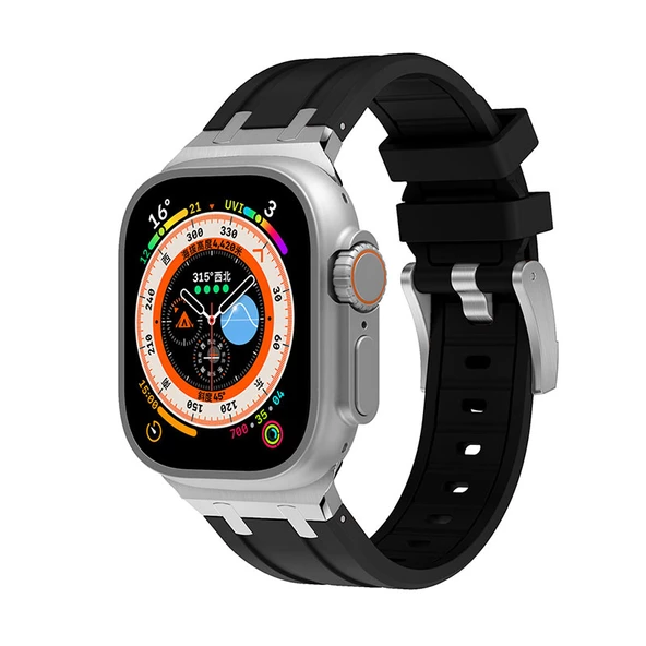 Apple Watch Ultra 49mm Zore KRD-89 Silikon Kordon - 4