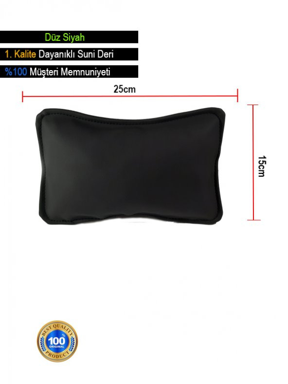 BMW 7 Serisi E66 2003-2009 - Long Oto Koltuk Düz Renk Boyun Yastığı 2 Adet - 2
