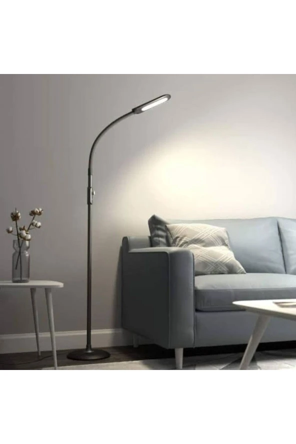 Aukey Modern Iç Mekan Aydınlatma Led Ayaklı 5 Kademeli Ayarlanabilir Parlaklık Modern Park Lambası