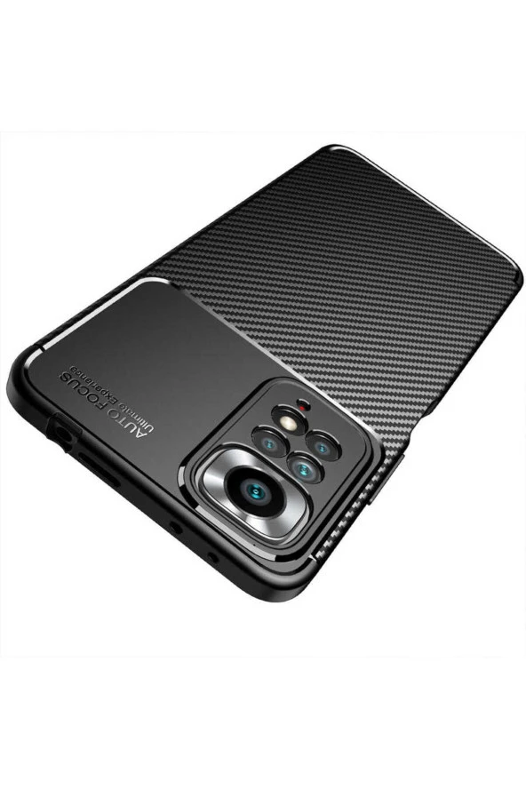 Xiaomi Redmi Note 12 4G ile Uyumlu Kılıf Karbon Delüx Parmak Izi Yapmayan Ultra Slim Tpu Silikon - Resim 2