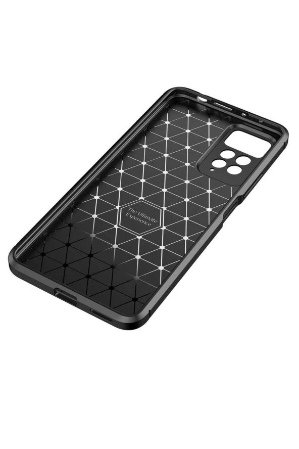 Xiaomi Redmi Note 12 4G ile Uyumlu Kılıf Karbon Delüx Parmak Izi Yapmayan Ultra Slim Tpu Silikon - Resim 3