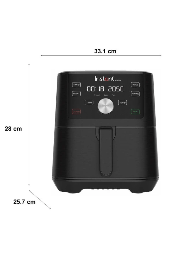 Vortex 3.9 Litre 4 Fonksiyonlu Hava Fritözü - 2