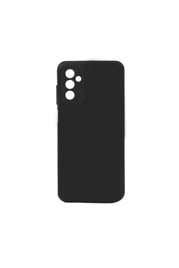 Samsung Galaxy M13 Ile Uyumlu Kılıf Soft Pürüzsüz Bye Silikon Siyah