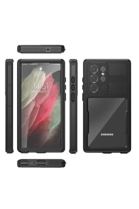 Samsung Galaxy S23 Ile Uyumlu Su Geçirmez Kılıf Ip68 Sertifika Waterprof 1 Saat 2 Metre Su Sızdırmaz - Resim 4