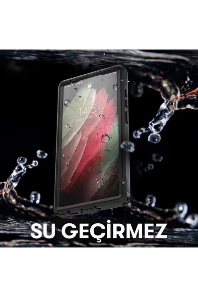Samsung Galaxy S23 Ile Uyumlu Su Geçirmez Kılıf Ip68 Sertifika Waterprof 1 Saat 2 Metre Su Sızdırmaz - Resim 5
