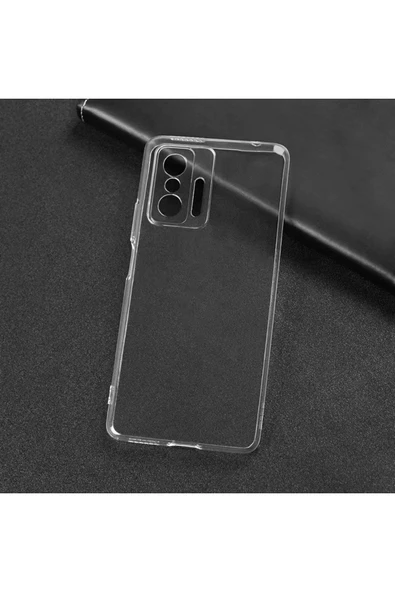 Xiaomi Mi 11t Pro 5g Ile Uyumlu Kılıf Süper Esnek Toz, Kirden Koruyan Silikon Süper Şeffaf - Resim 5