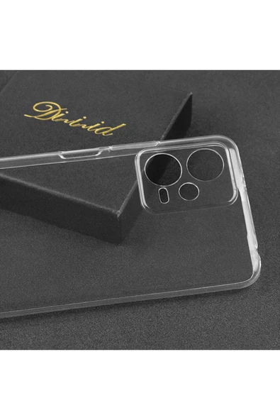 Xiaomi Redmi Note 12 5g Ile Uyumlu Kılıf Süper Esnek Yapılı Toz, Kirden Koruyan Silikon Süper Şeffaf - Resim 5