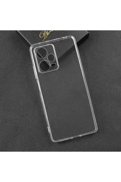 Xiaomi Redmi Note 12 Pro 5g Ile Uyumlu Kılıf Süper Esnek Toz, Kirden Koruyan Silikon Süper Şeffaf - Resim 5