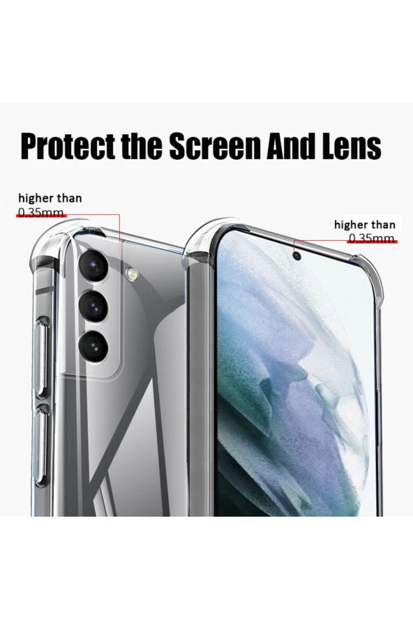 Galaxy S23 Ile Uyumlu Kılıf Kamera Korumalı Nitro Anti Shock Silikon - Resim 4