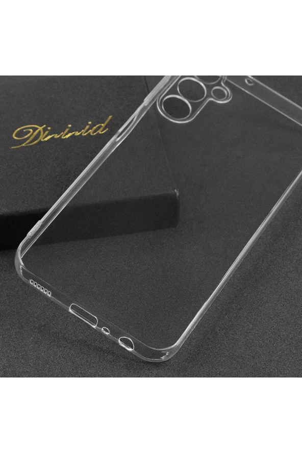 Galaxy A24 Ile Uyumlu Kılıf Süper Esnek Yapılı Toz, Kirden Koruyan Silikon Süper Şeffaf - Resim 3