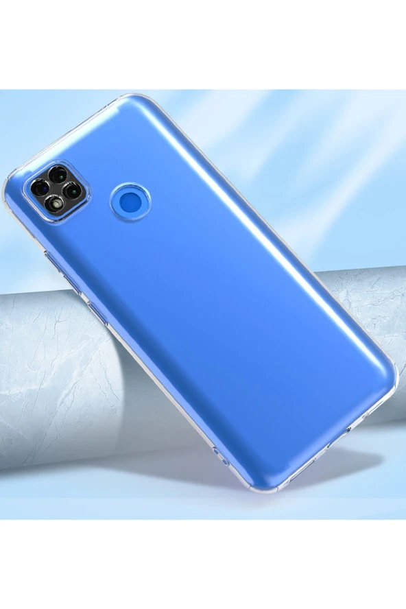 Xiaomi Redmi 10a Ile Uyumlu Kılıf Süper Esnek Toz, Kirden Koruyan Silikon Süper Şeffaf - Resim 4