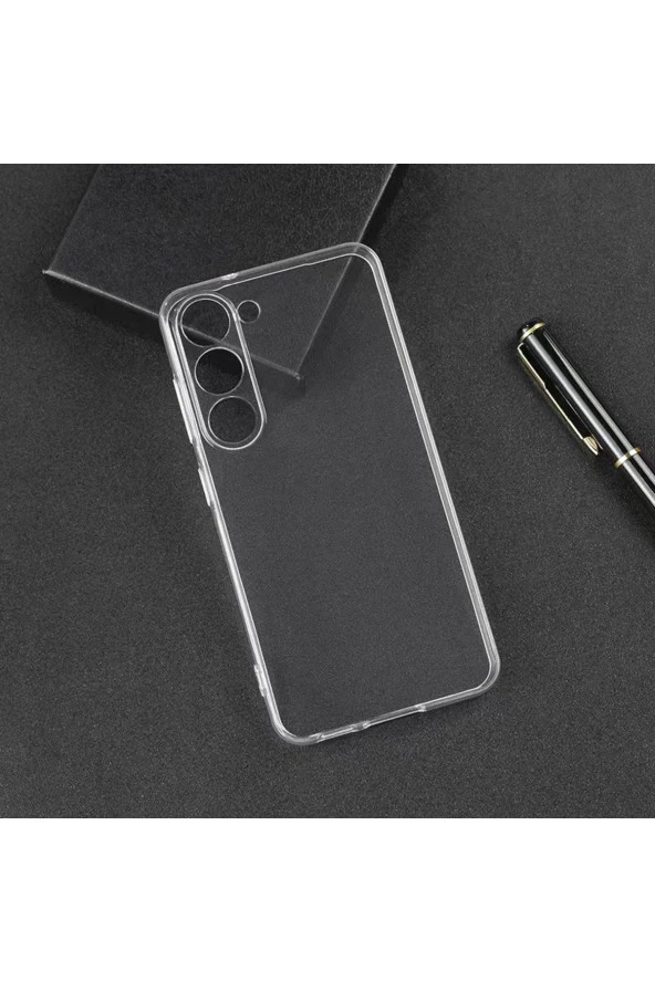 Galaxy A54 Ile Uyumlu Kılıf Süper Esnek Toz, Kirden Koruyan Silikon Süper Şeffaf - Resim 4