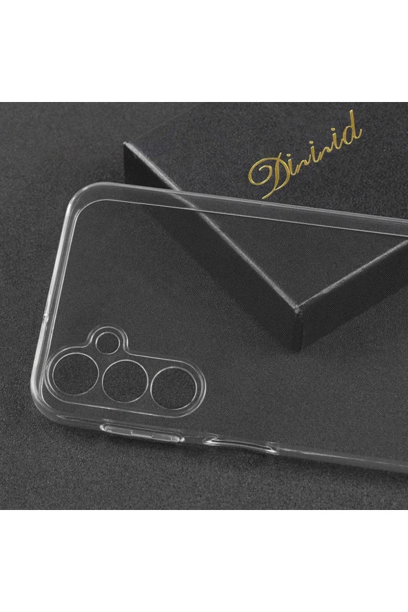 Galaxy A24 Ile Uyumlu Kılıf Süper Esnek Yapılı Toz, Kirden Koruyan Silikon Süper Şeffaf - Resim 4