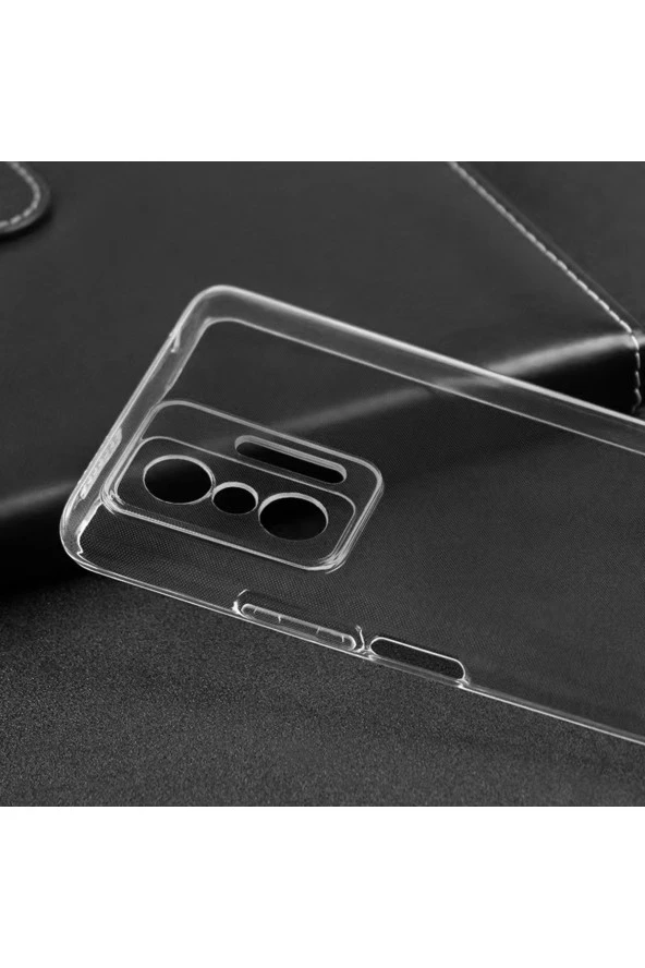 Xiaomi Mi 11t Pro 5g Ile Uyumlu Kılıf Süper Esnek Toz, Kirden Koruyan Silikon Süper Şeffaf - Resim 3