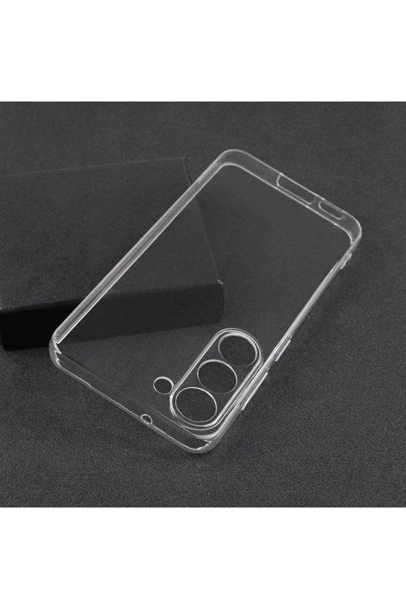 Galaxy A54 Ile Uyumlu Kılıf Süper Esnek Toz, Kirden Koruyan Silikon Süper Şeffaf - Resim 3
