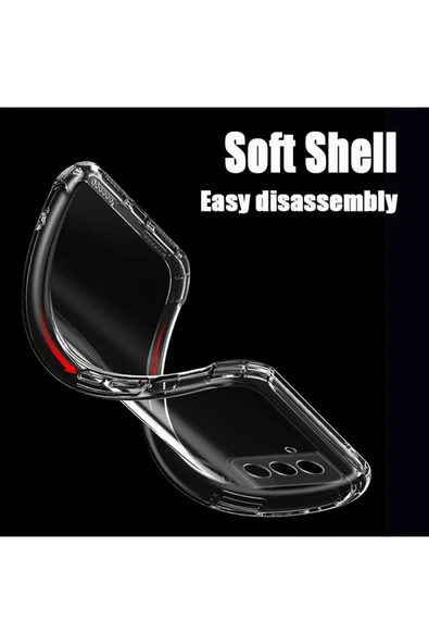 Galaxy S23 Ile Uyumlu Kılıf Kamera Korumalı Nitro Anti Shock Silikon - Resim 6
