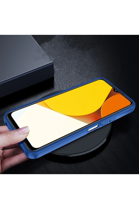 Vivo Y16 Ile Uyumlu Kılıf Kontrast Renk Tasarımlı Cynosure Kapak Kırmızı - Resim 3