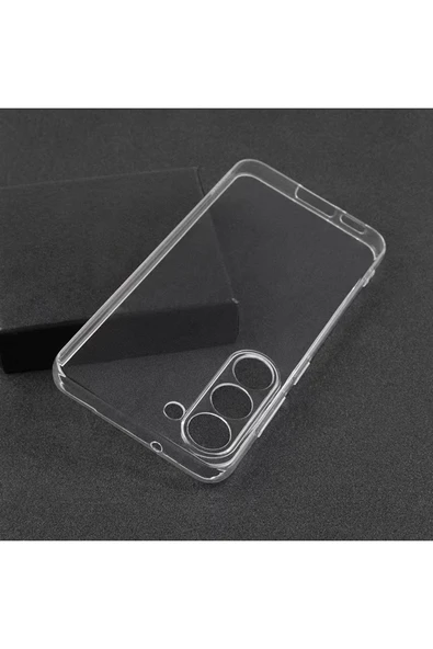 Galaxy A34 Ile Uyumlu Kılıf Süper Pürüzsüz Yüzey Şeffaf Silikon Kapak - Resim 5