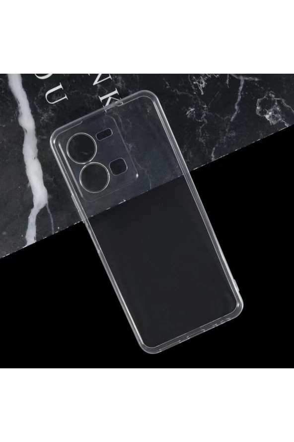 Vivo Y35 Ile Uyumlu Kılıf Süper Pürüzsüz Yüzey Şeffaf Silikon Kapak - Resim 4