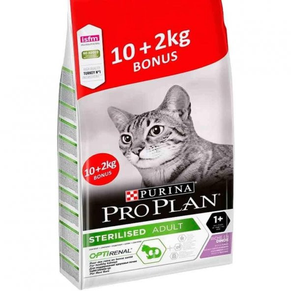 Proplan Hindili Kısırlaştırılmış Kedi Maması 10+2 Kg