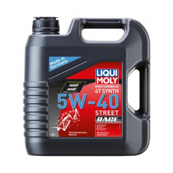 Liqui Moly 5W-40 Race / 4T %100 Sentetik Yarış ve Performans Motor Yağı (4L)