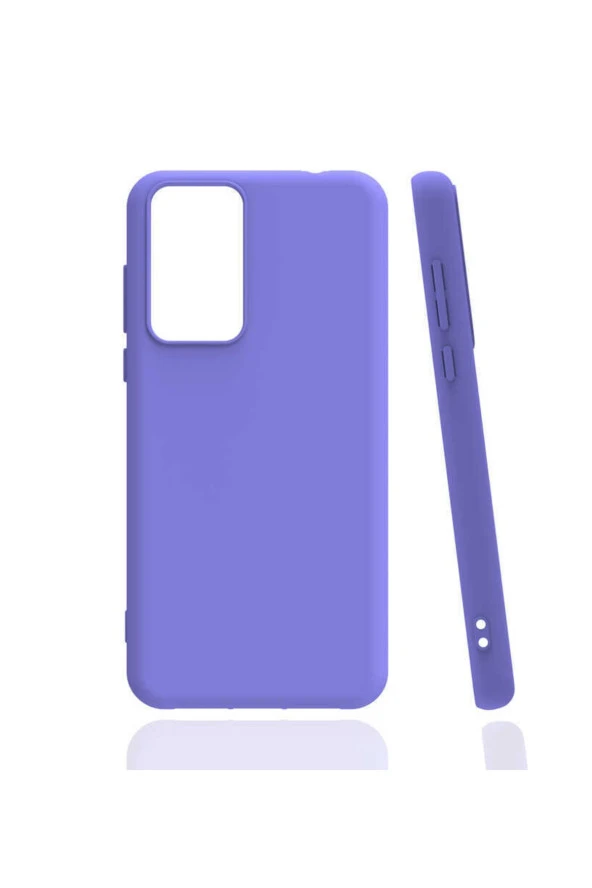 Xiaomi Mi 12t Pro Ile Uyumlu Kılıf Soft Pürüzsüz Bye Silikon Lila