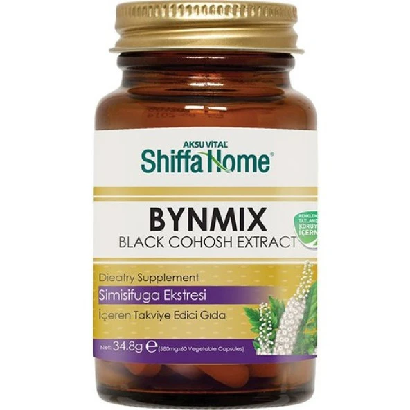 Shiffa Home Bynmix (Simisufuga) 580 Mg 60 Kapsül ürün görseli 1