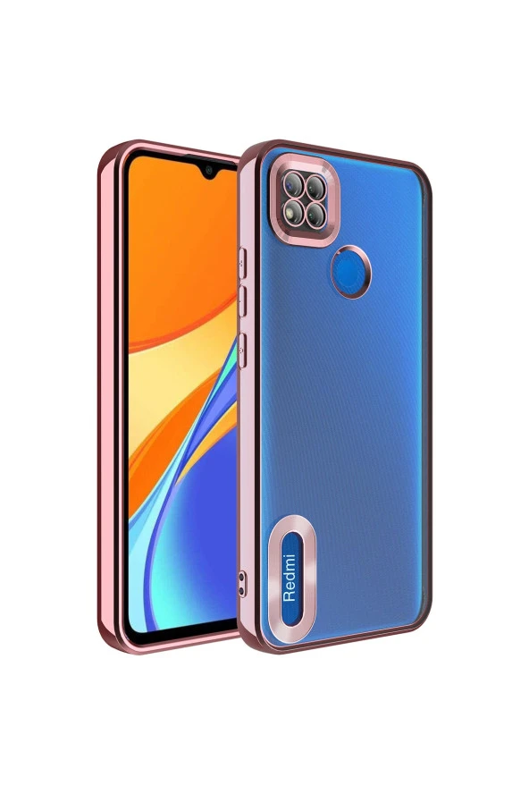 Redmi 9 Pro Ile Uyumlu Kılıf Kamera Korumalı Logo Gösteren Colored Z-omega Kapak Lila