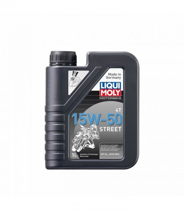 Liqui Moly 15W-50 Street / (15W50) 4T Sentetik Motor Yağı (1L)